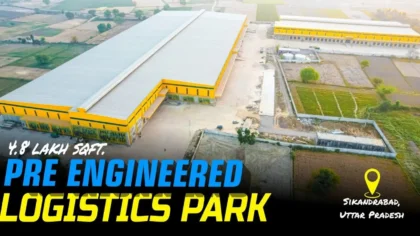Pre Engineered Logistics Park From Erection To Hand Over Pre Engineered Steel Warehouse Building