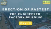Fastest Erection Pre Engineered Factory Building Mambattu, Ap Day 2 Epack Prefab