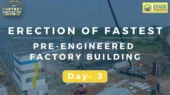 Fastest Factory Building Erection Day 3 Epack Prefab