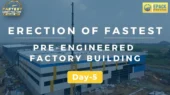 Fastest Pre Engineered Factory Building Day 5 Starting Update Epack Prefab